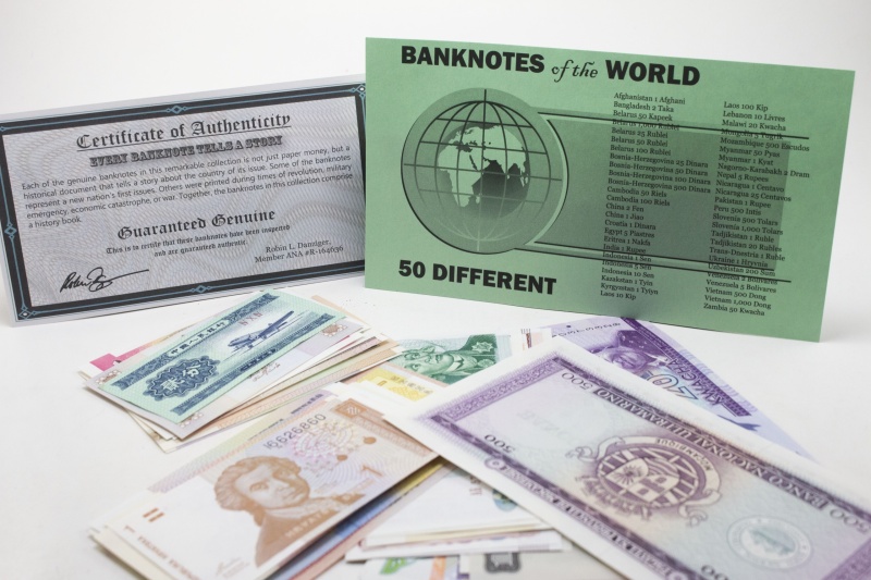 50 Different Banknotes
