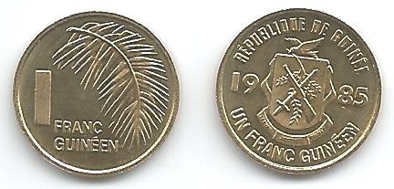 Guinea Km56(U) 1 Franc