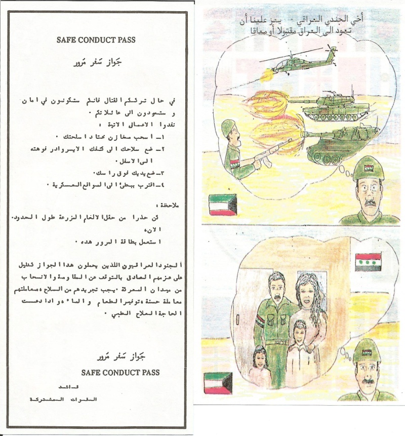 Gulf War Leaflets: Set Of 10 Different