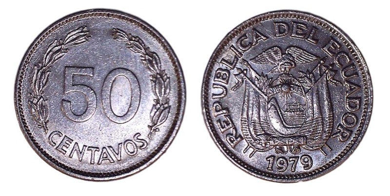 Ecuador Km81(Au) 50 Centavos