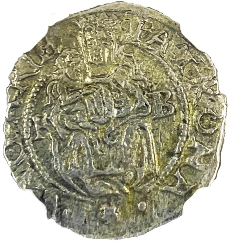 Madonna And Child Medieval Silver Coin (Ngc)(Ng)