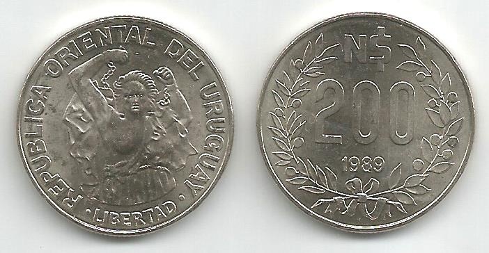 Uruguay Km97(U) 200 Nuevos Pesos