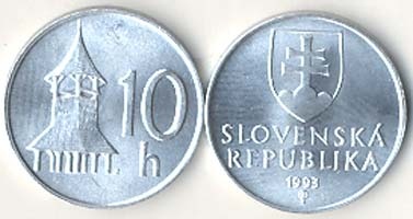 Slovak Republic Km17(U) 10 Haleru