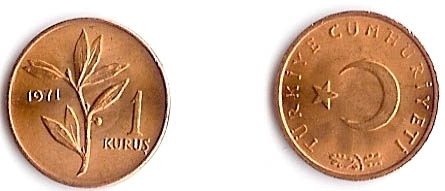 Turkey Km895a(U) 1 Kurus