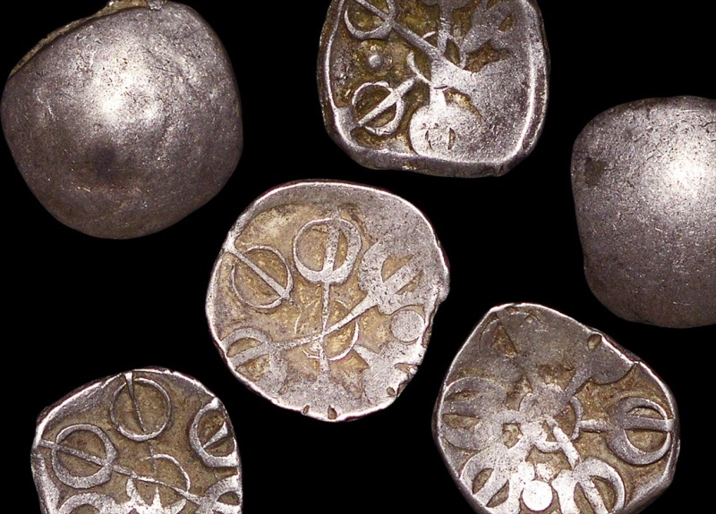 Ancient India, Achaemenid Empire, Gandhara Satrap, Taxila (C.500-300 Bce), 1/8 Shatamana(C)