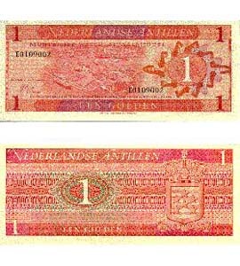 Netherlands Antillies P20(U) 1 Gulden