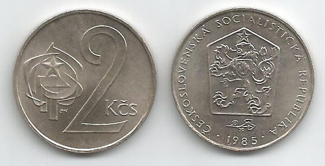 Czechoslovakia Km75(U) 2 Koruny