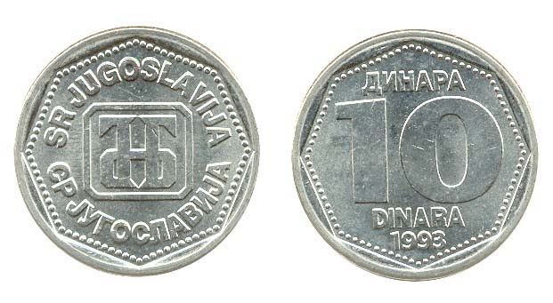 Yugoslavia Km157(U) 10 Dinara