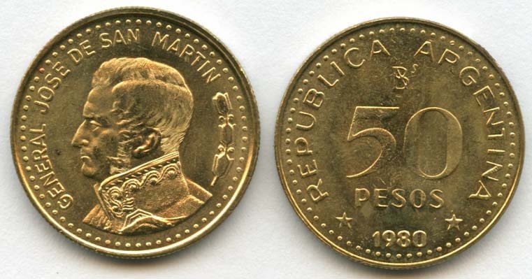 Argentina Km83a(U) 50 Pesos