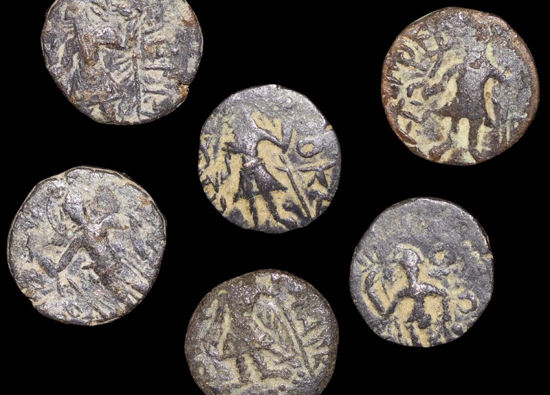 Ancient India, Kushan Empire (30-375 Ce), Various Rulers, Quarter Units(C)