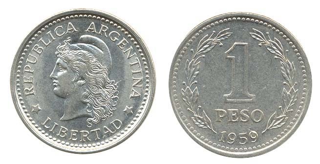 Argentina Km57(Vf-Au) 1 Peso