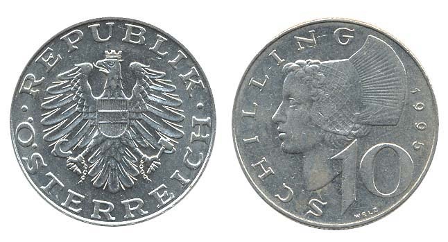 Austria Km2918(Xf-Au) 10 Shillings