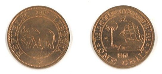 Liberiakm13(U) 1 Cent