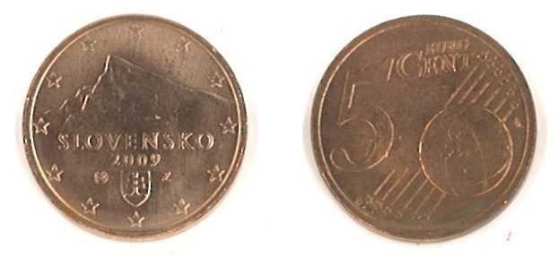 Slovak Republic Km97(U) 5 Euro Cents
