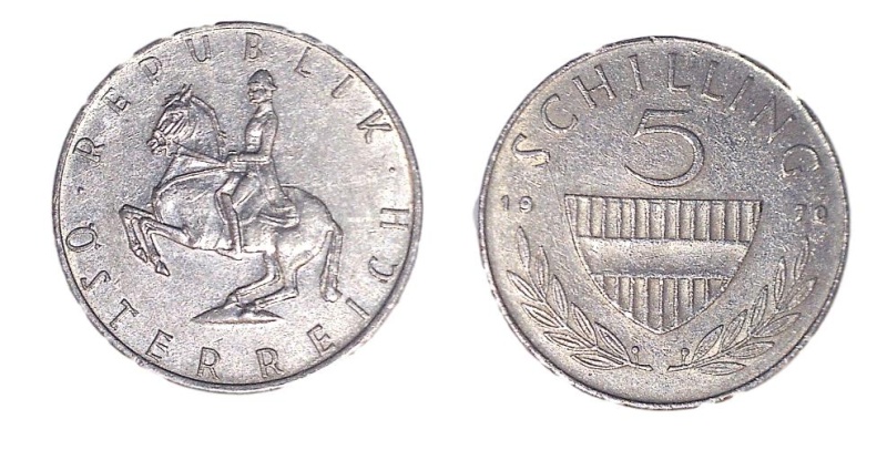 Austriakm2889a(Xf-Au) 5 Shillings