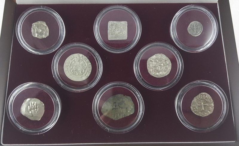 Middles Ages: 8 Silver Coins (Eight-Coin Box)