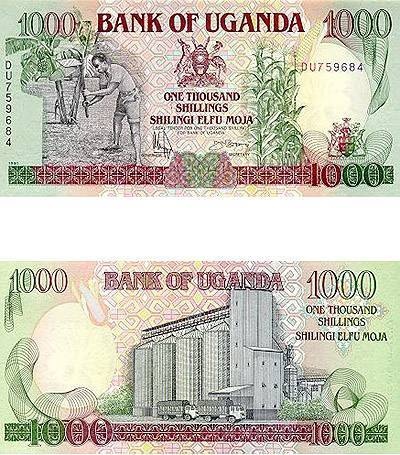 Uganda P34(U) 1,000 Shillings