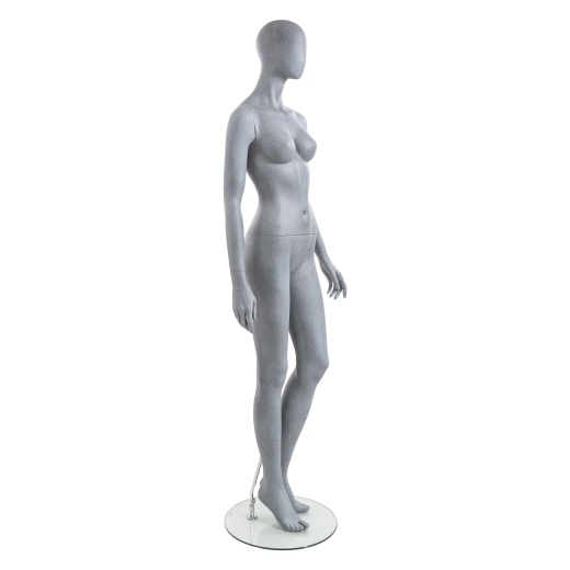 Female Mannequin - Oval Head, Arms by Side