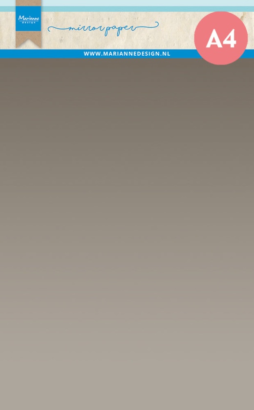 Marianne Design Mirror Paper - A4 - Silver