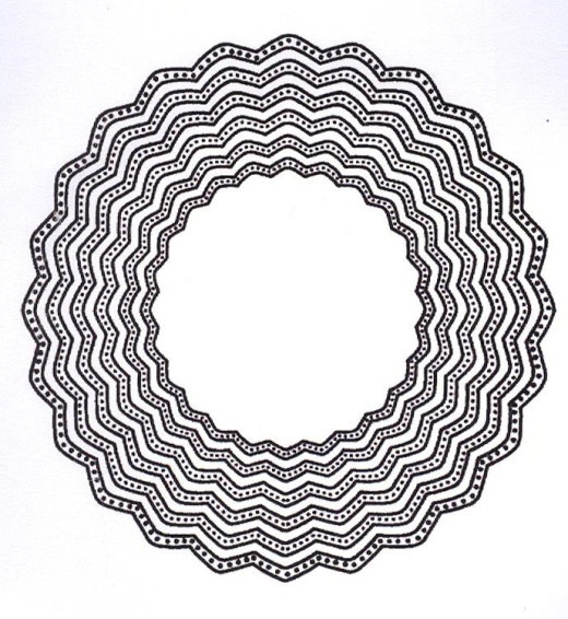 Creative Expressions Stamps - Juliette Circle