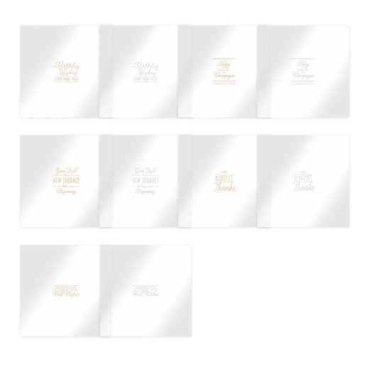 Luxury Foiled Acetate Sentiment Sheets