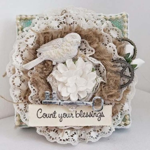 Canvas Corp Burlap Flower