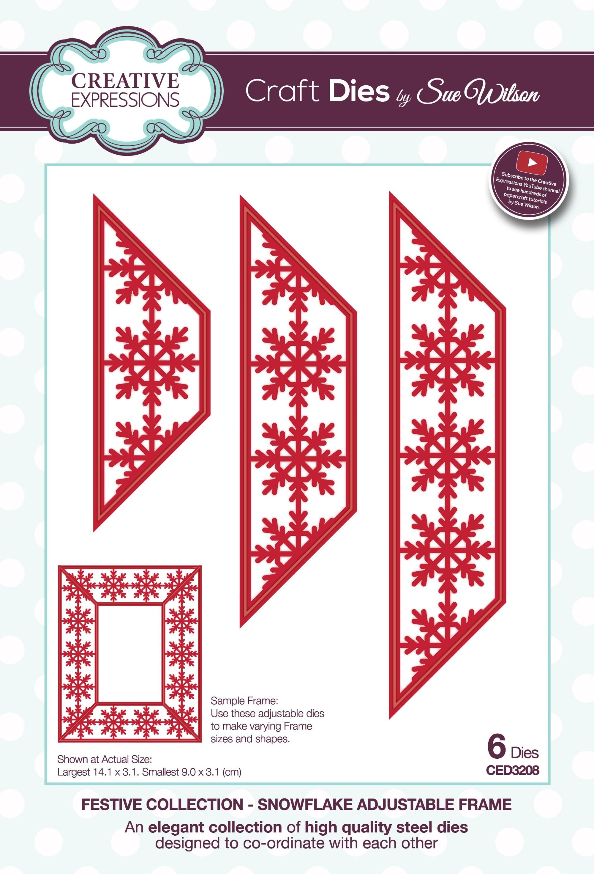 Dies by Sue Wilson Festive Snowflake Adjustable Frame