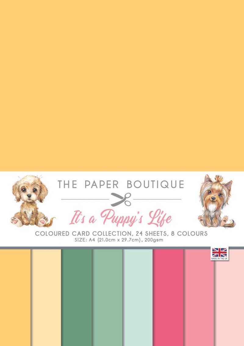 The Paper Boutique It's A Puppy's Life Colour Card Collection