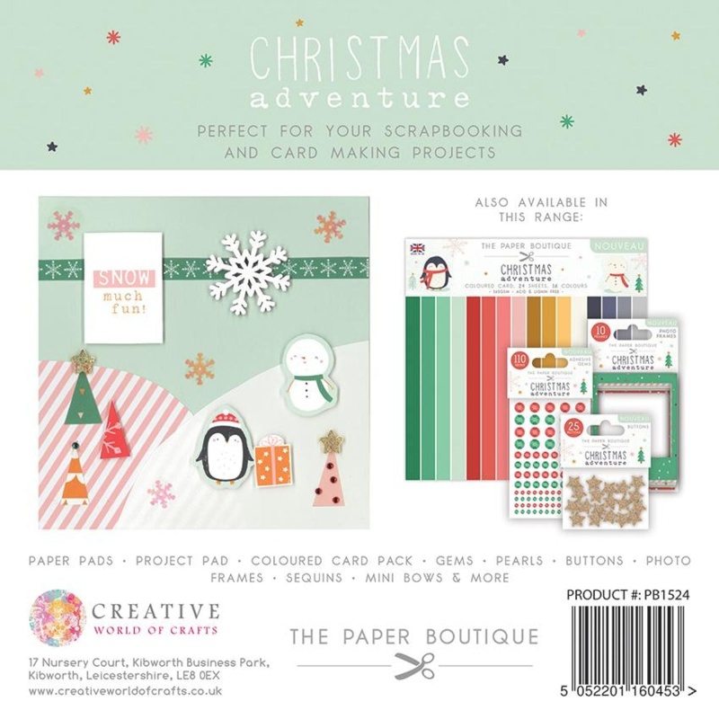 The Paper Boutique Christmas Adventure 8X8 Paper Pad