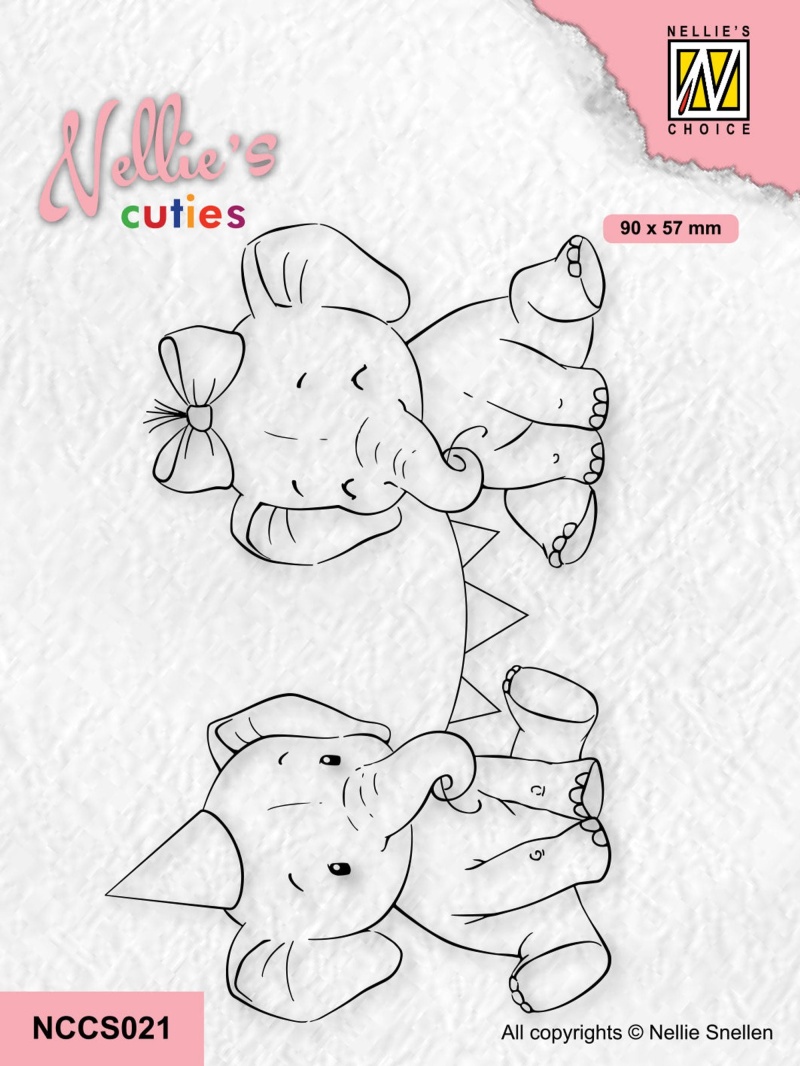 Nellie's Choice Clear Stamp Nellie's Cuties - Happy Birthday