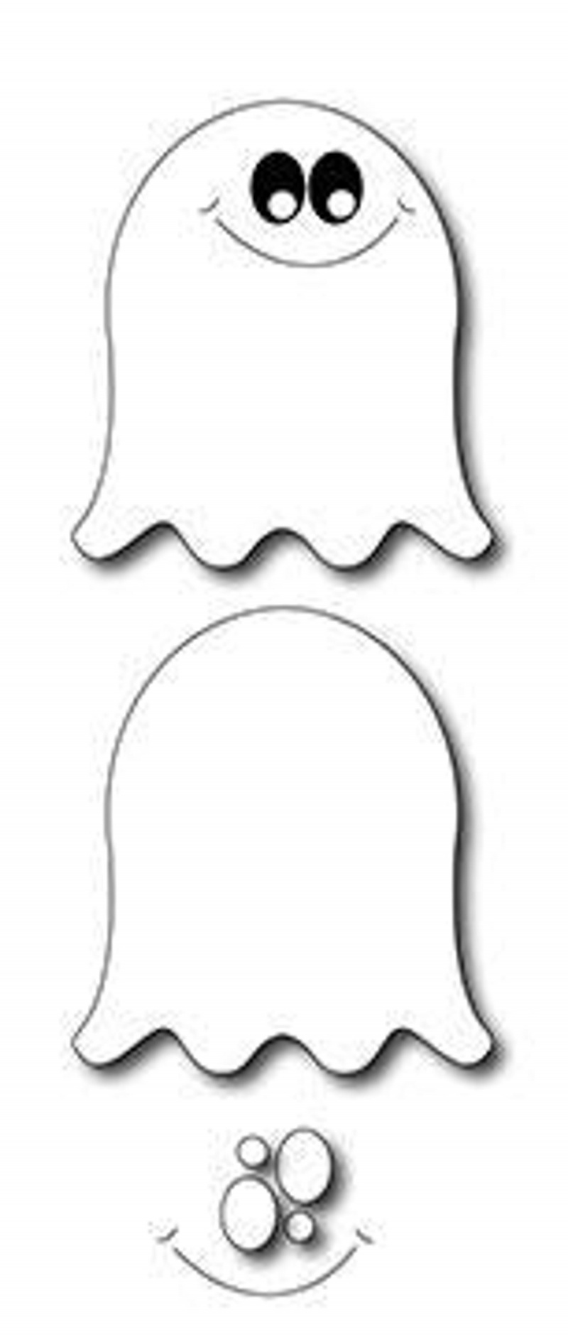 Frantic Stamper Precision Die - Large Cute Ghost