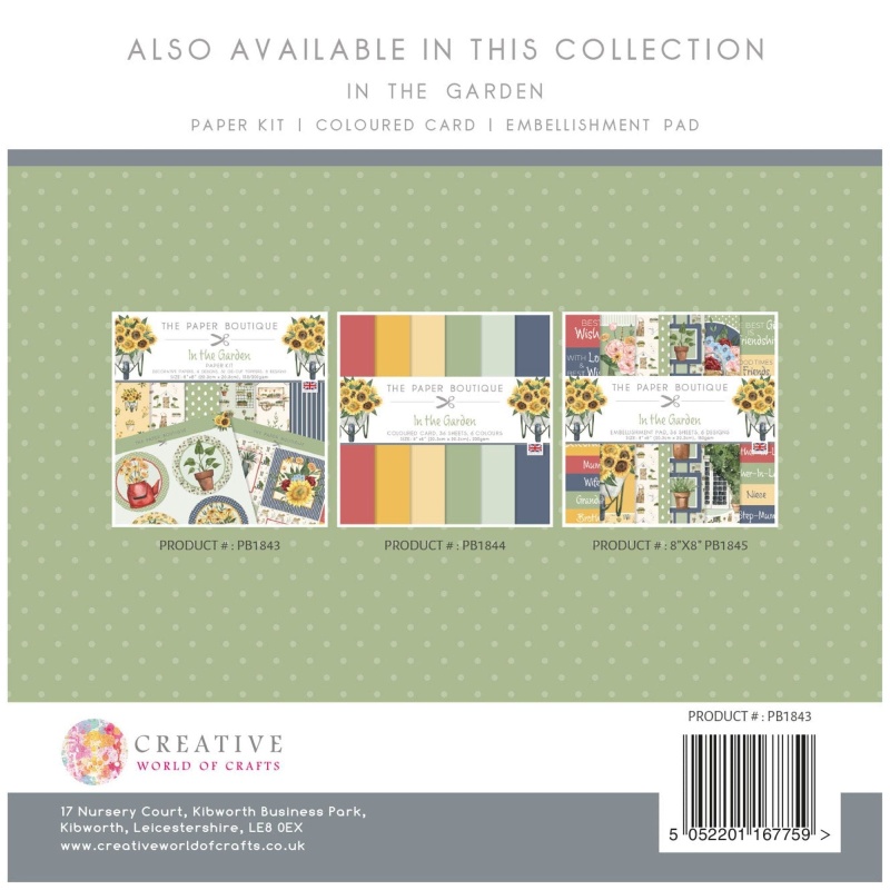 The Paper Boutique In The Garden Paper Kit