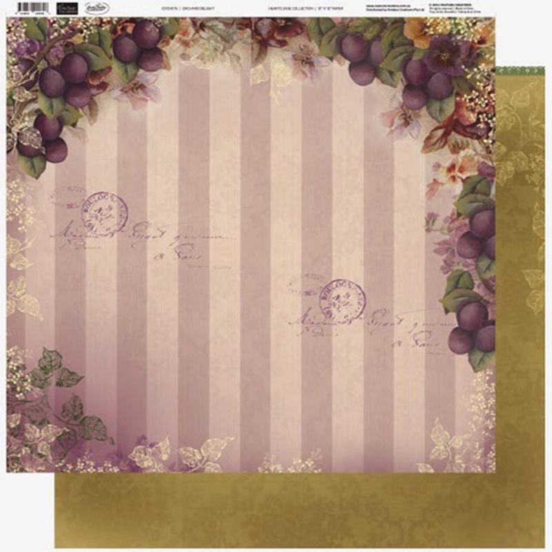 Couture Creations - 12 X 12 Paper (5 Sheets) - Orchid Delight