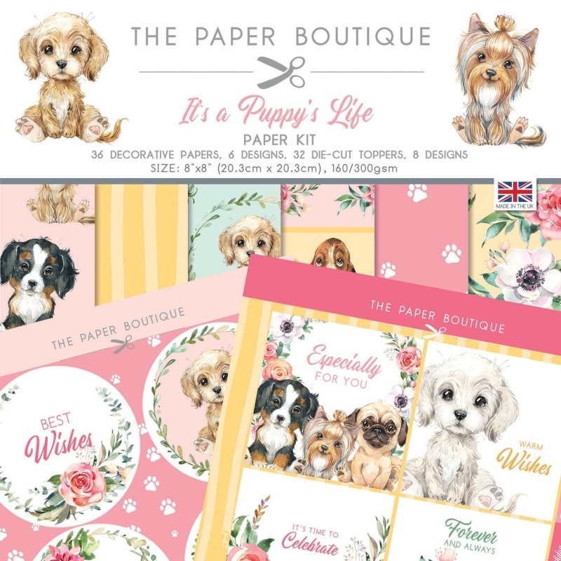 The Paper Boutique It's A Puppy's Life Paper Kit