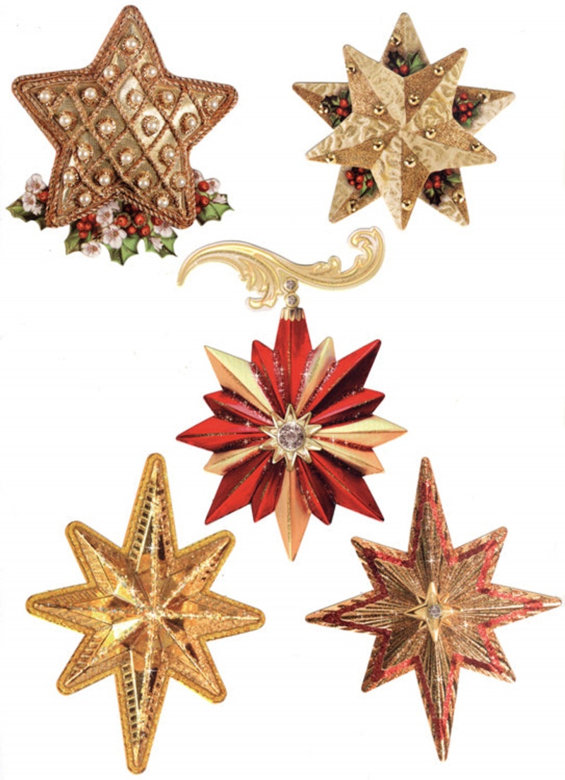 Easy 3D Toppers: X-Mas Stars