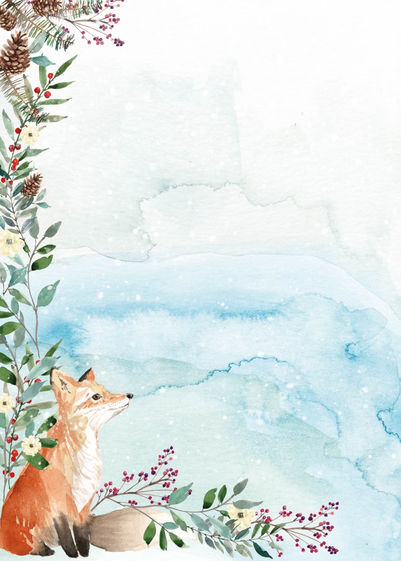 Sl Diy Block Christmas In The Forest Essentials 297X210x9mm 32 Sh Nr.32