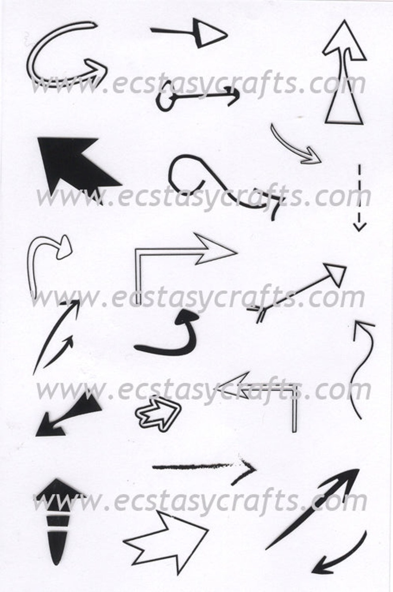 Clear Stamp - Arrows