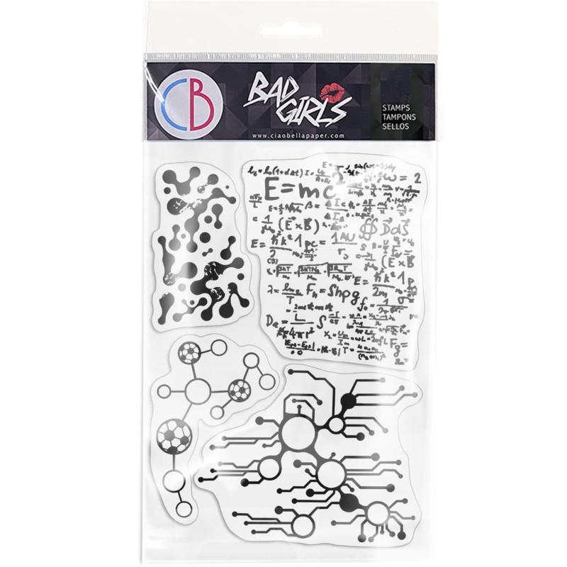 Ciao Bella Clear Stamp Set 4"X6" Cluster