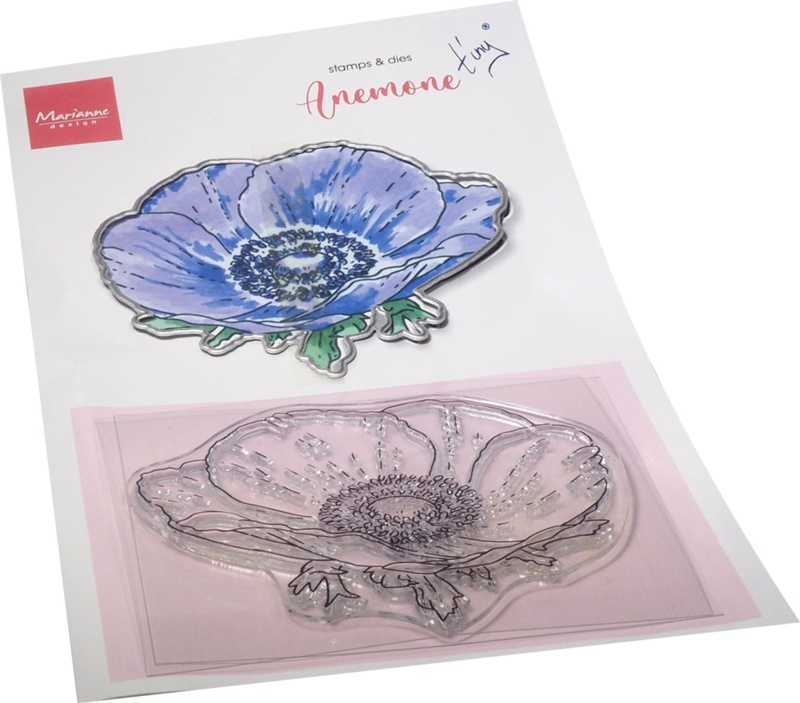 Marianne Design Tiny's Flowers - Anemone Stamp & Die Set