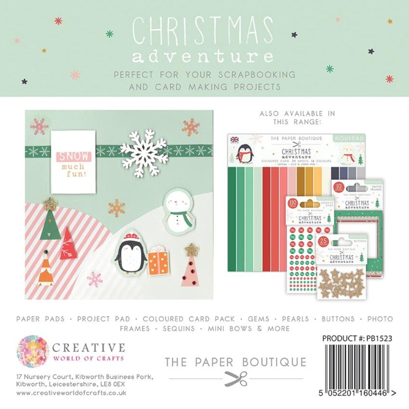 The Paper Boutique Christmas Adventure 12X12 Paper Pad