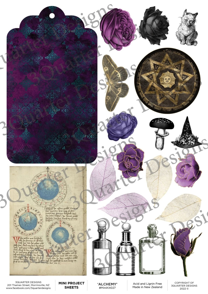 3Quarter Designs - Mini Project Sheet - Alchemist Grimoire