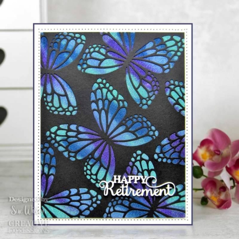 Creative Expressions Sue Wilson Shaped Cards Butterfly Craft Die