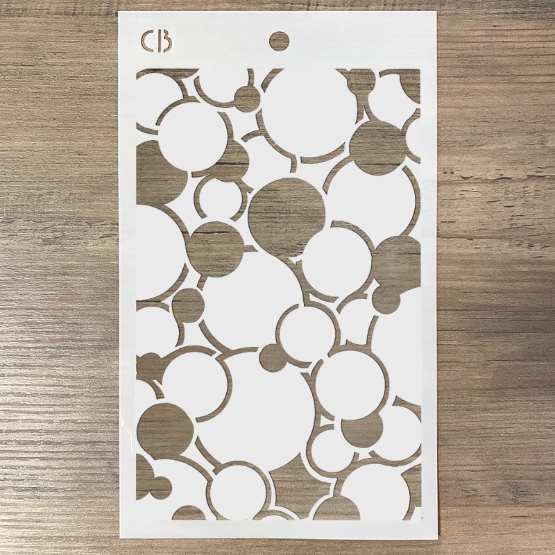 Texture Stencil 5"X8" Bubbles