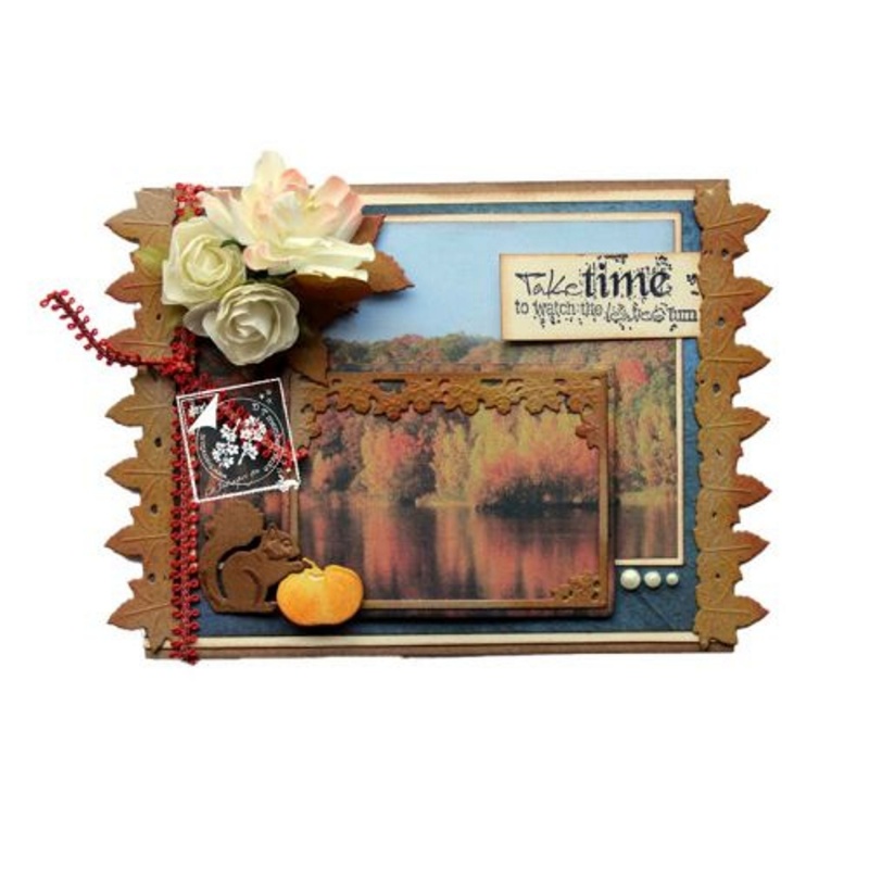 Joy Crafts Cutting-Emboss/Deboss Die - Autumn Set