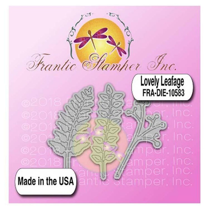 Frantic Stamper Precision Die - Lovely Leafage
