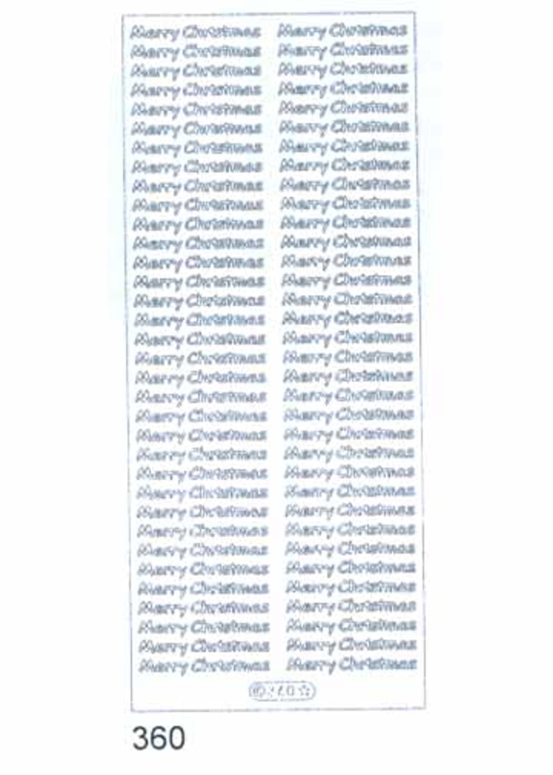 Deco Stickers - Merry Christmas
