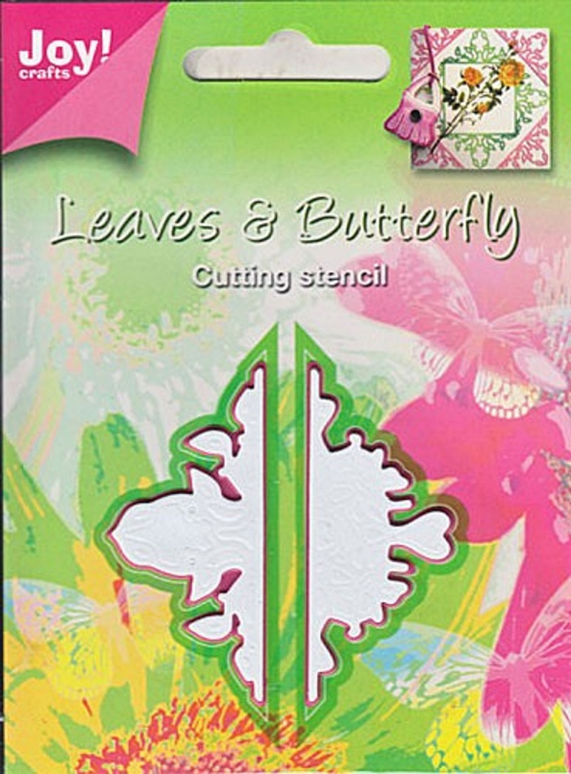 Joy! Crafts Dies - Leaves & Butterfly - 2Pc