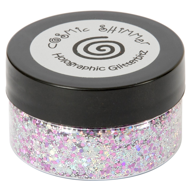 Cosmic Shimmer Holographic Glitterbitz Lilac Shine