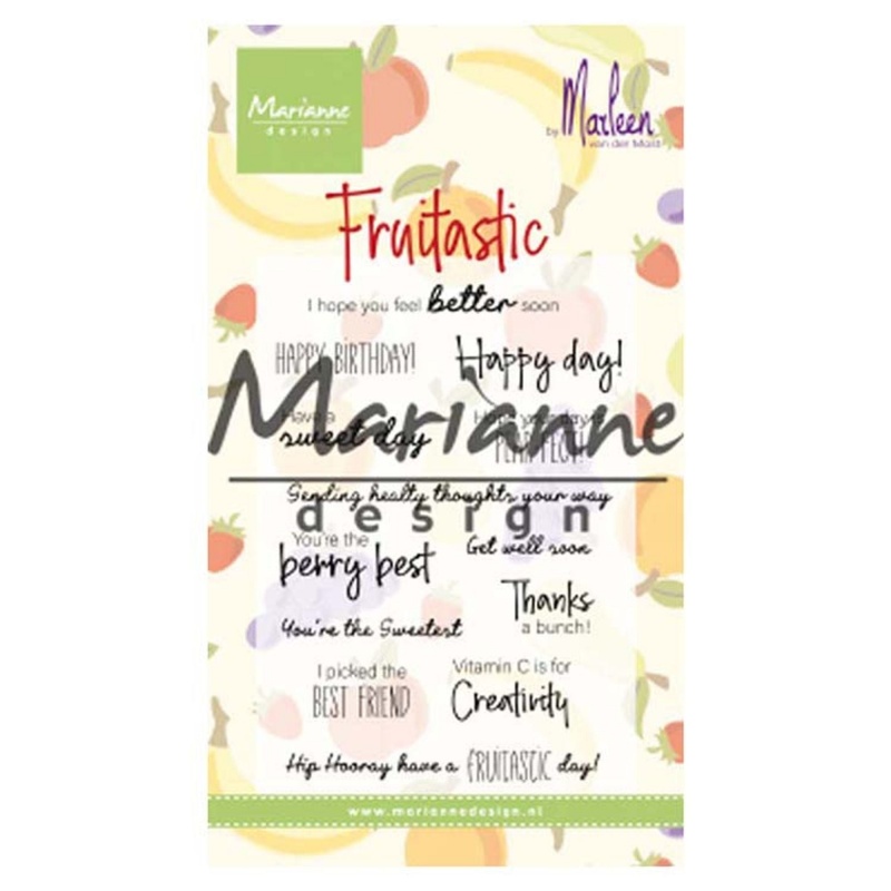 Marianne Design Clear Stamps Marleen's Fruitastic