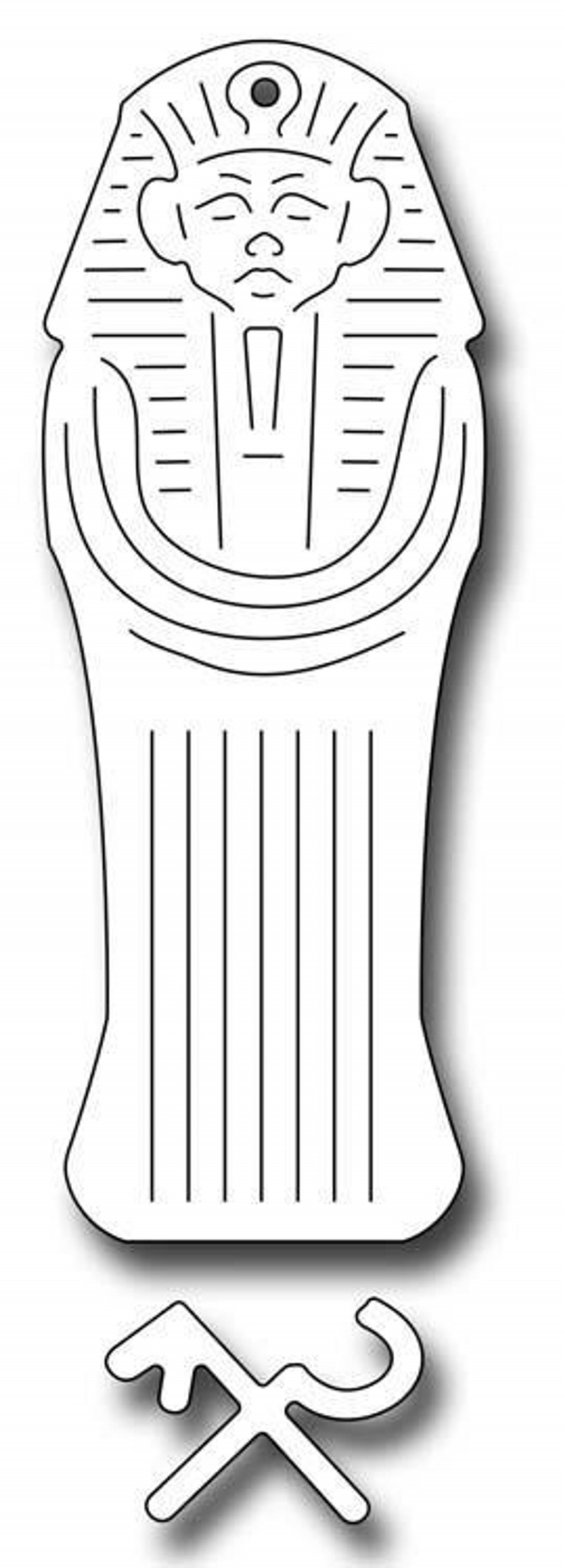 Frantic Stamper Precision Die - Egyptian Sarcophagus